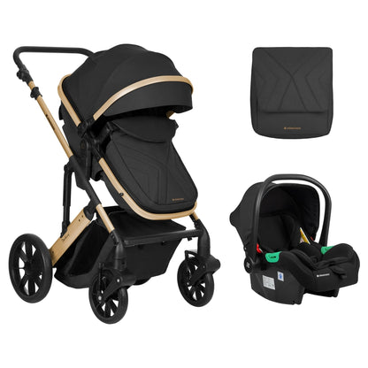 Kikkaboo Stroller 3in1 Convertible Seat (Darling Black 2024)