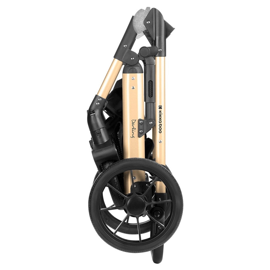 Kikkaboo Stroller 3in1 Convertible Seat (Darling Black 2024)
