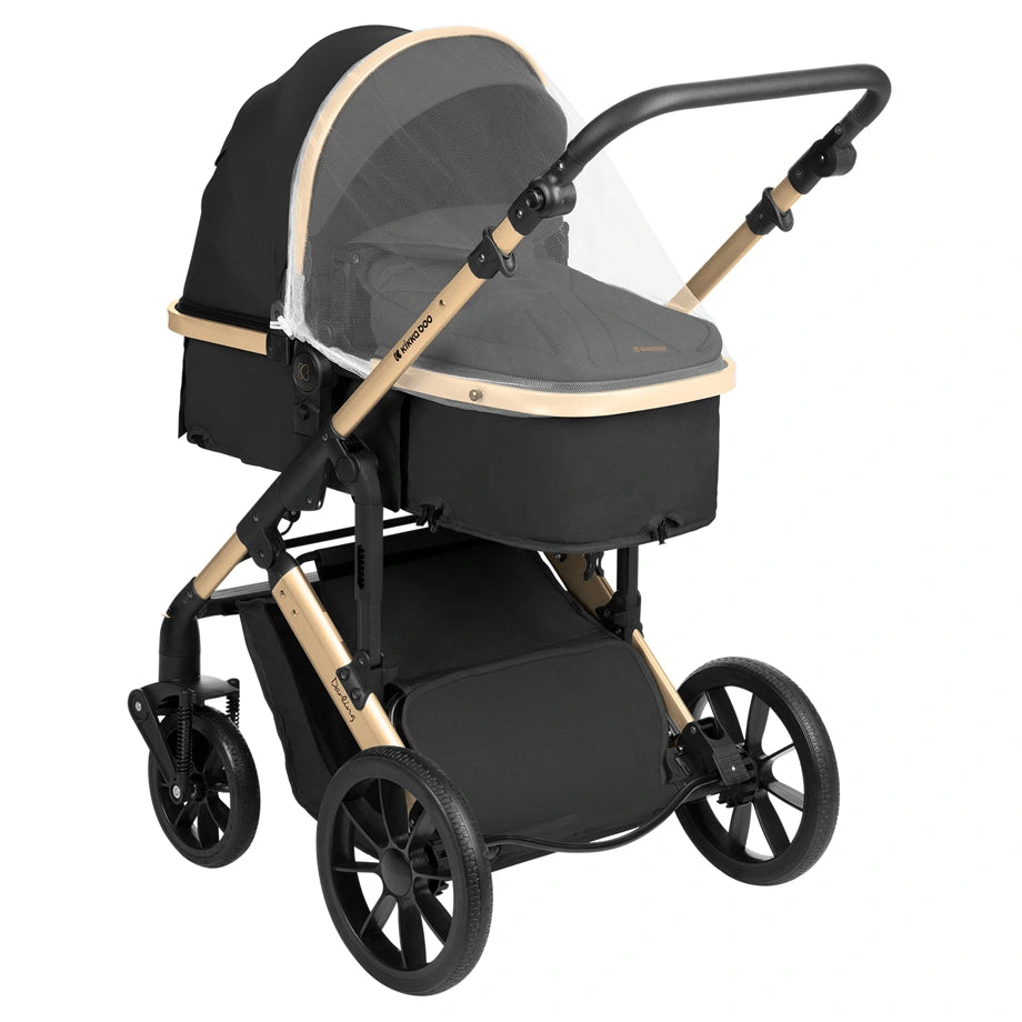 Kikkaboo Stroller 3in1 Convertible Seat (Darling Black 2024)