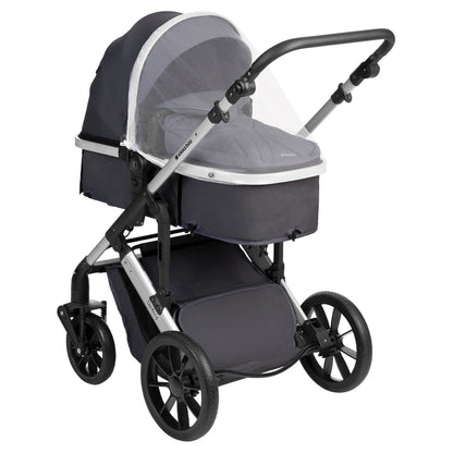 Kikkaboo Stroller 3in1 Convertible Seat (Darling Dark Grey 2024)