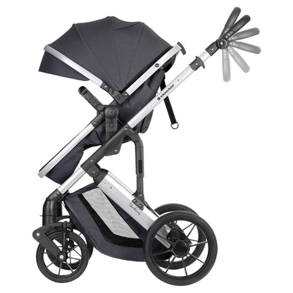 Kikkaboo Stroller 3in1 Convertible Seat (Darling Dark Grey 2024)