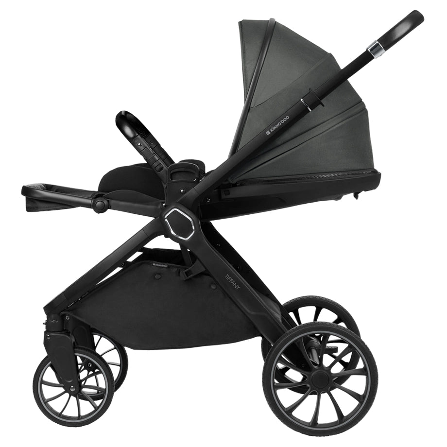 Kikkaboo Stroller 2in1 with Carrycot (Tiffany Dark Grey 2024)