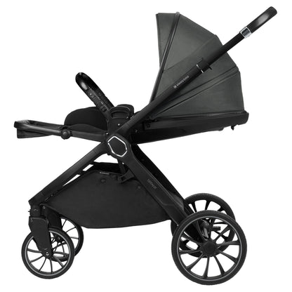 Kikkaboo Stroller 2in1 with Carrycot (Tiffany Dark Grey 2024)