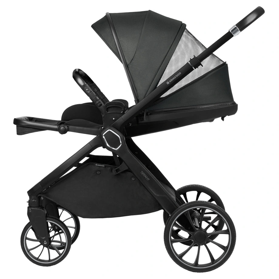 Kikkaboo Stroller 2in1 with Carrycot (Tiffany Dark Grey 2024)