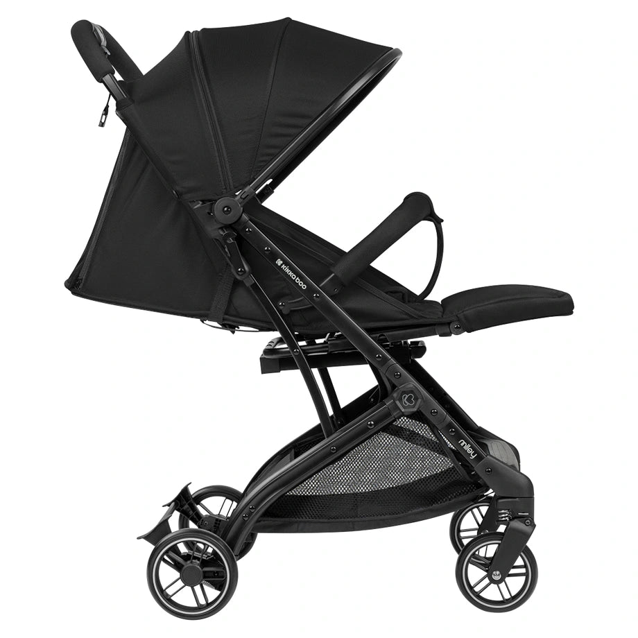 Kikkaboo Pushchair Stroller (Miley Black 2024)