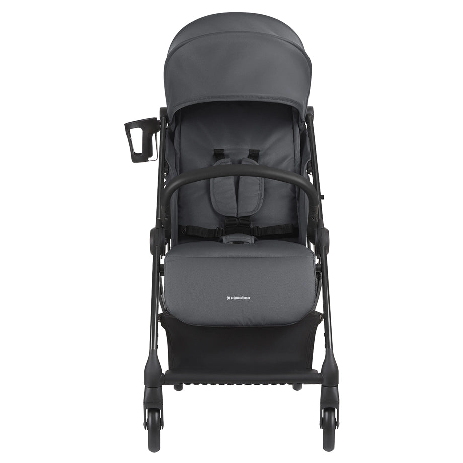 Kikkaboo Autofolding Pushchair Stroller (Joy Dark Grey)