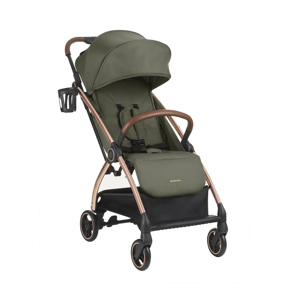 Kikkaboo Autofolding Pushchair Stroller (Joy Army Green)