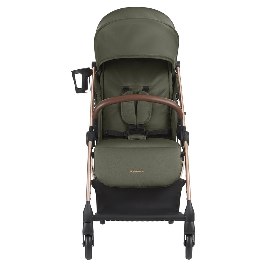 Kikkaboo Autofolding Pushchair Stroller (Joy Army Green)