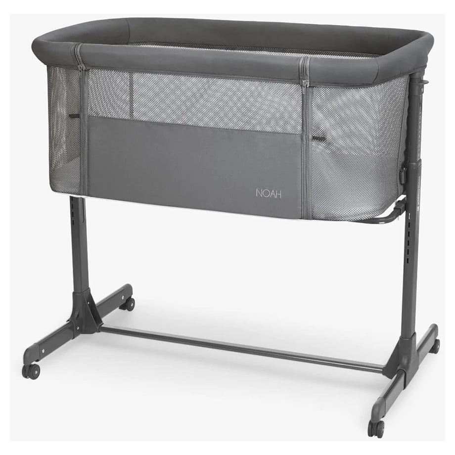 Kikkaboo Bedside Crib (Noah Dark Grey 2025)