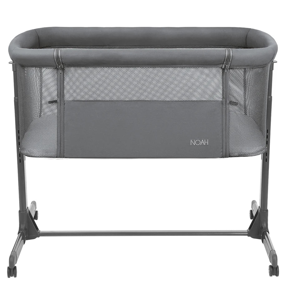 Kikkaboo Bedside Crib (Noah Dark Grey 2025)