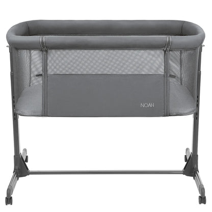 Kikkaboo Bedside Crib (Noah Dark Grey 2025)