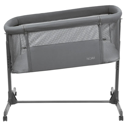 Kikkaboo Bedside Crib (Noah Dark Grey 2025)