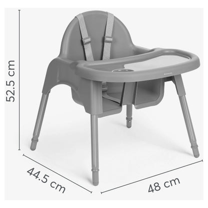 Kikkaboo Highchair 2in1 (Jammy Black)