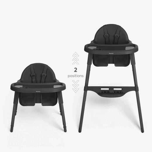 Kikkaboo Highchair 2in1 (Jammy Black)