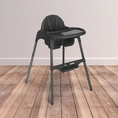 Kikkaboo Highchair 2in1 (Jammy Black)