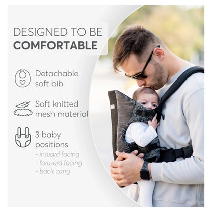 Kikkaboo Carrier (Gwen Fly Knit Grey)