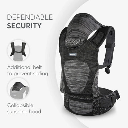 Kikkaboo Carrier (Hoody Fly Knit Mint)