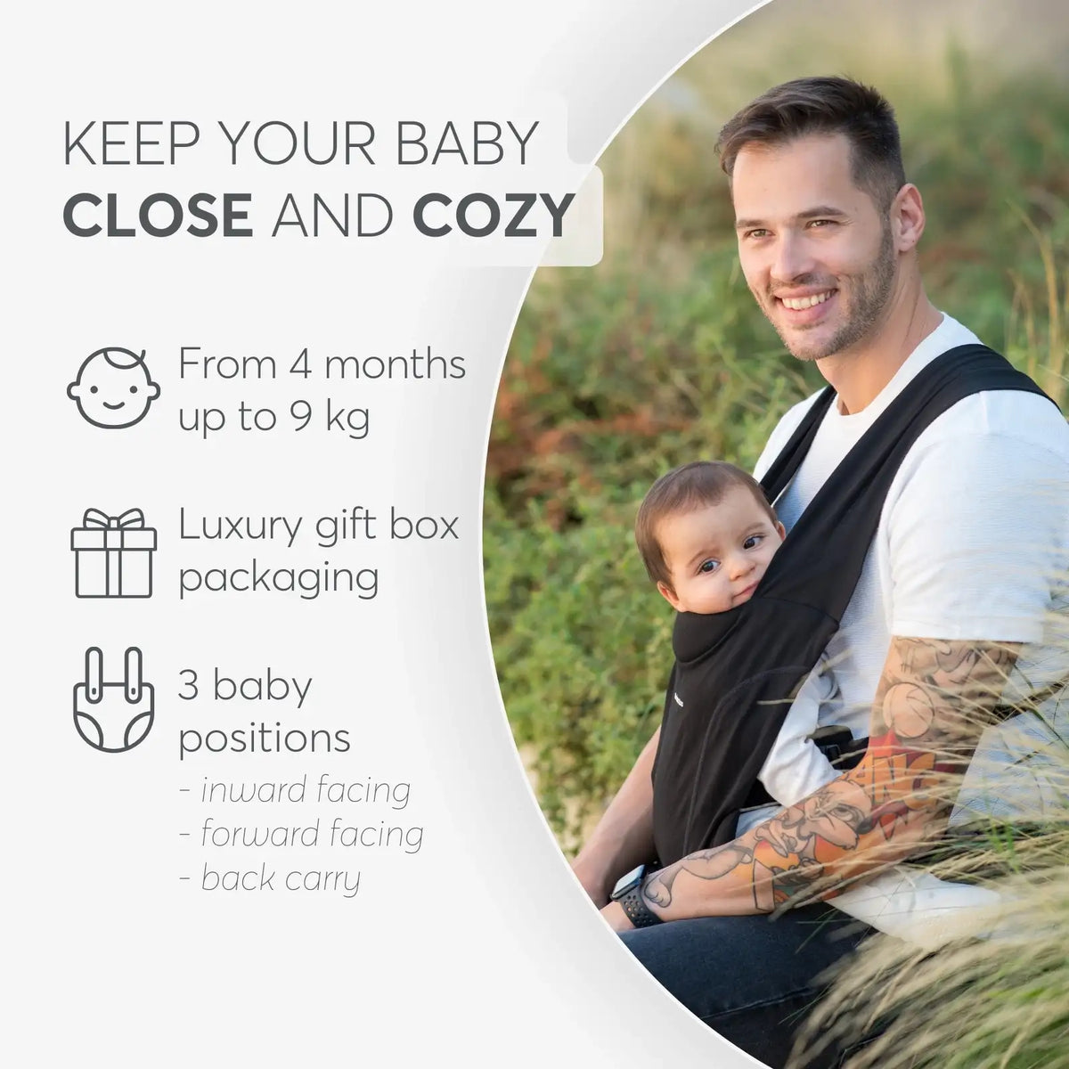 Kikkaboo Carrier (Riley Beige)