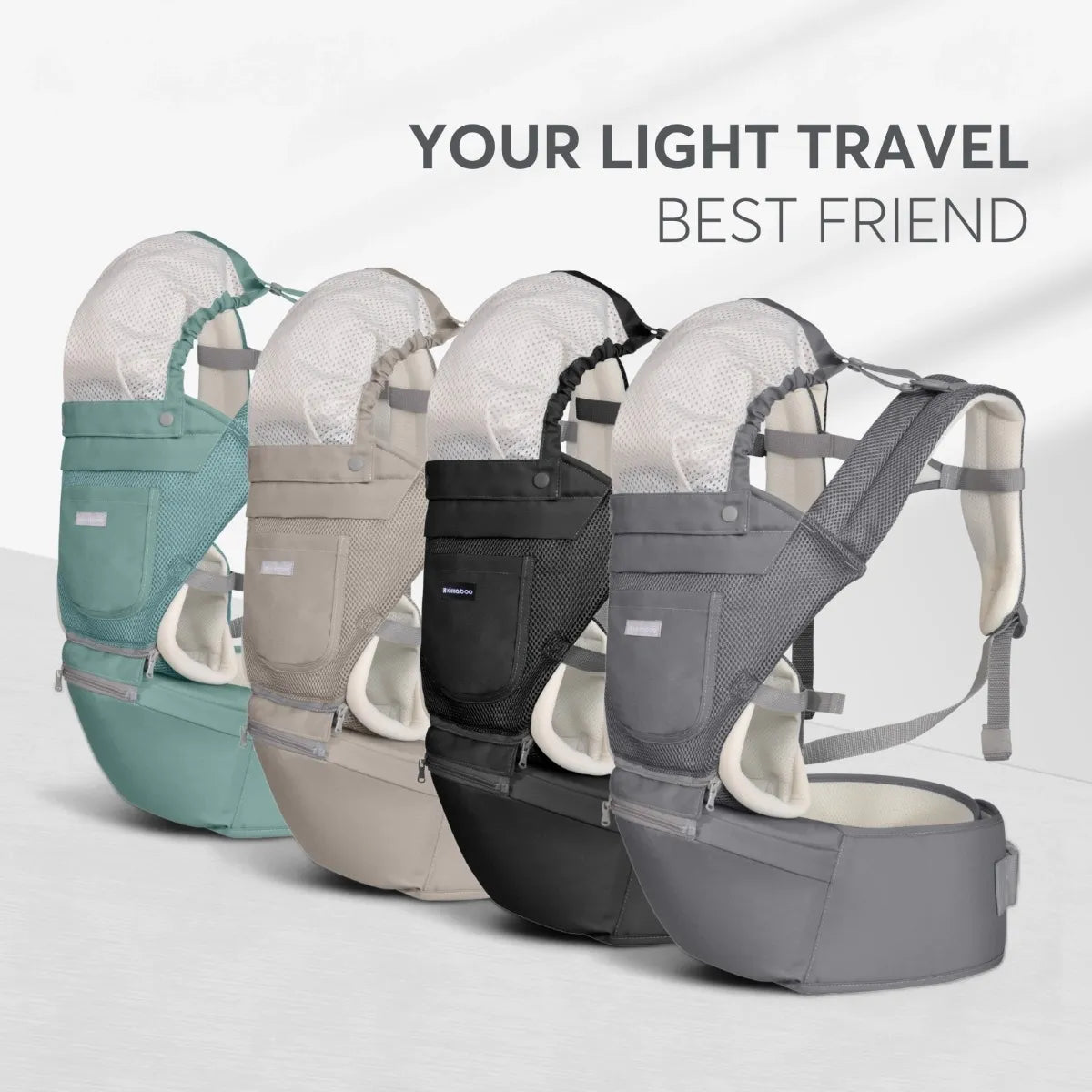 Kikkaboo Carrier 3in1 (Chloe Mesh Grey 2024)