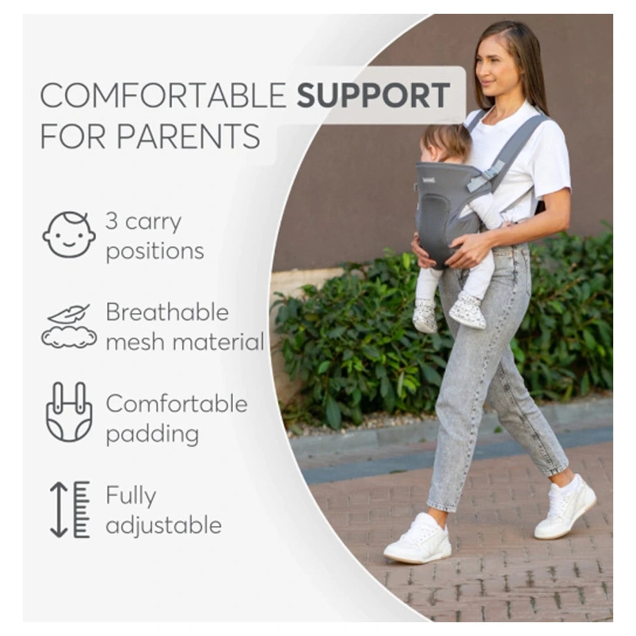 Kikkaboo Carrier (Myra Mesh Black 2024)
