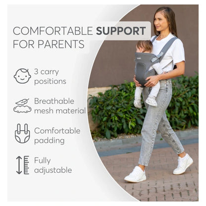 Kikkaboo Carrier (Myra Mesh Black 2024)