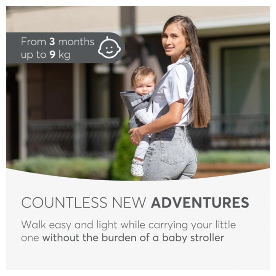 Kikkaboo Carrier (Myra Mesh Grey 2024)