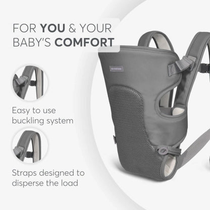 Kikkaboo Carrier (Myra Mesh Grey 2024)