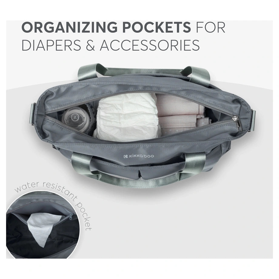 Kikkaboo Mama Bag (Brielle Grey)