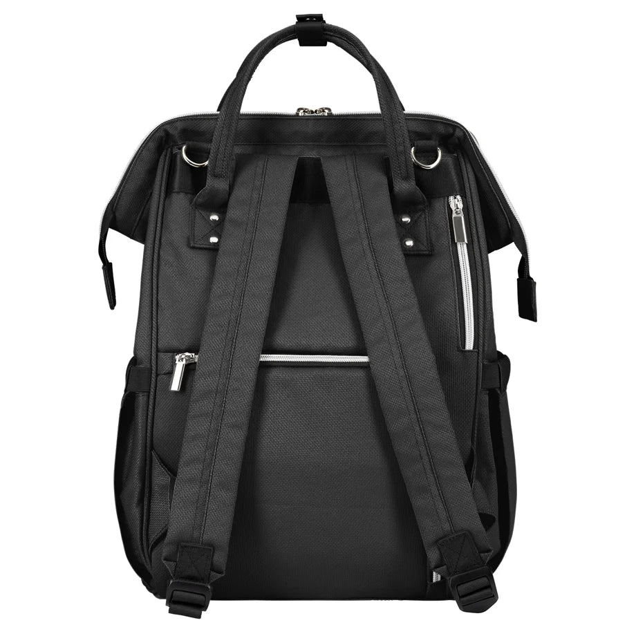 Kikkaboo Mama Bag (Siena Black & Silver 2025)