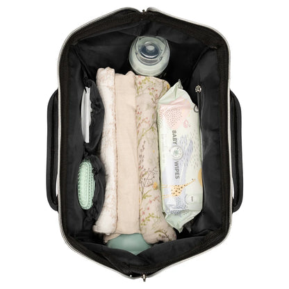 Kikkaboo Mama Bag (Siena Black & Silver 2025)