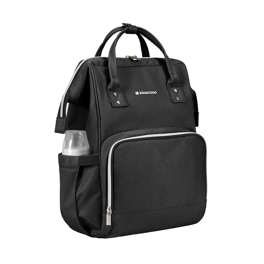 Kikkaboo Mama Bag (Siena Black & Silver 2025)