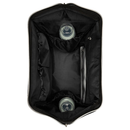 Kikkaboo Mama Bag (Siena Black & Silver 2025)