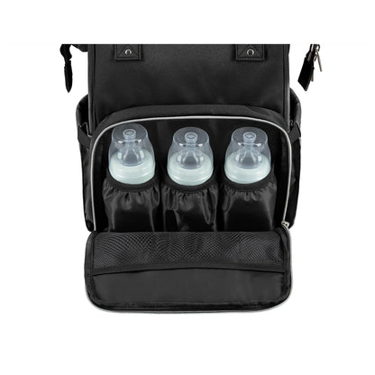 Kikkaboo Mama Bag (Siena Black & Silver 2025)