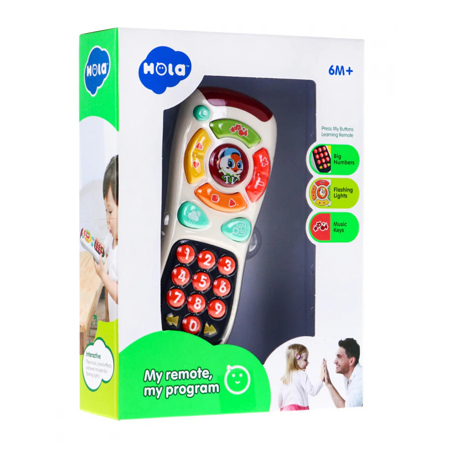 Hola Toys My Remote, My Program With Music/Light/Language