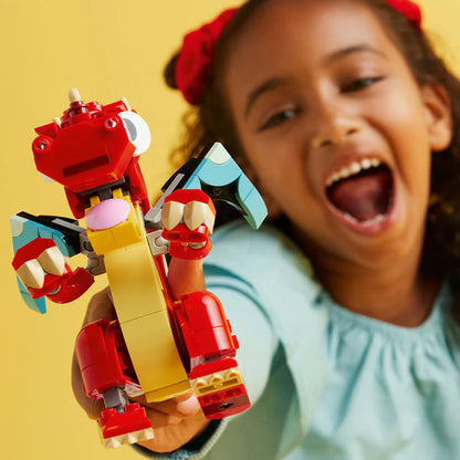 Lego Creator 3in1 Animal Toy Set Dragon (Red)