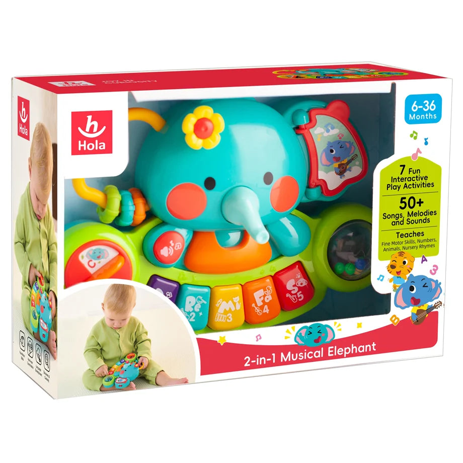 Hola 2-In-1 Musical Elephant