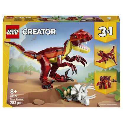 LEGO Creator 3 in 1 Fierce Dinosaur 31379 Building Toy Set (283 Pieces)