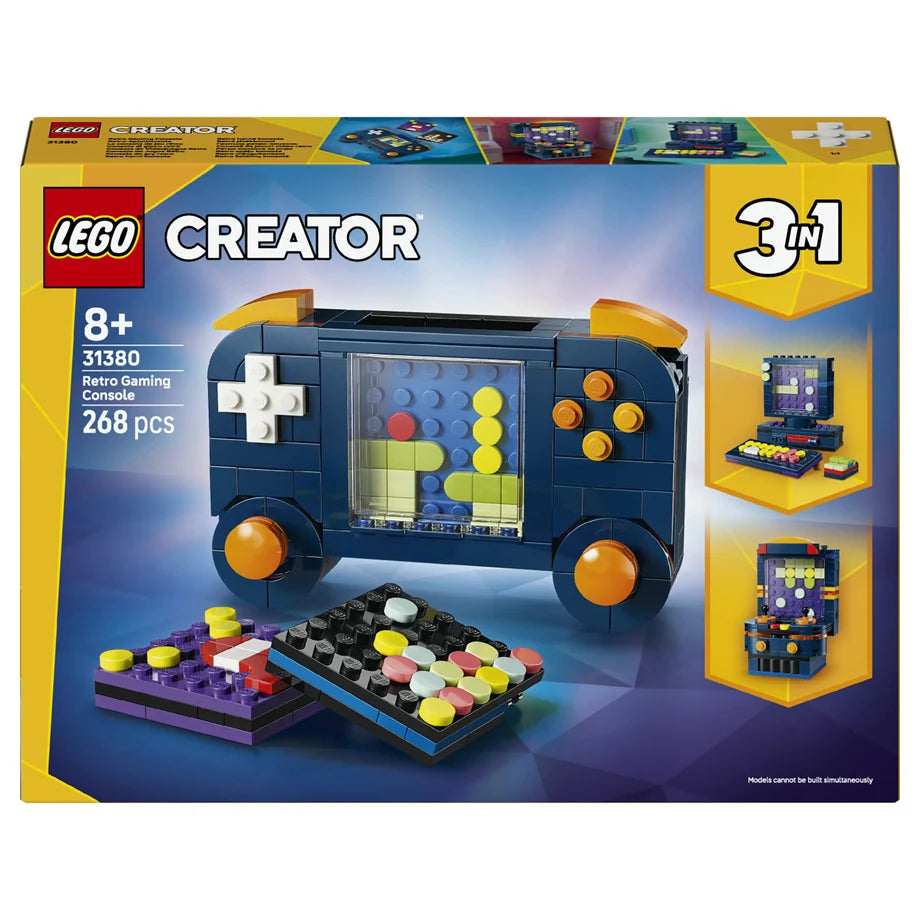 LEGO Creator 3-in-1 Retro Gaming Console 31380 Building Toy Set (268 Pieces)