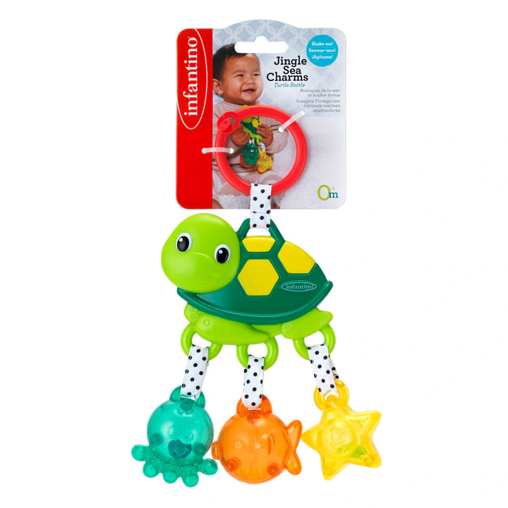 Infantino Jingle Charms Turtle (Green)