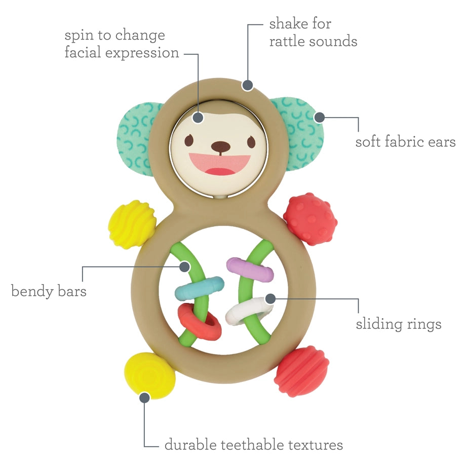 Infantino Busy Lil’ Sensory Rattle