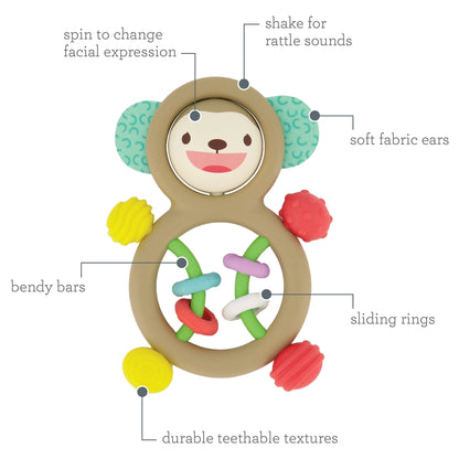 Infantino Busy Lil’ Sensory Rattle