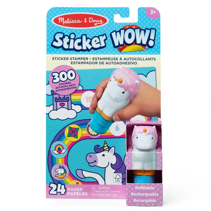 Melissa and Doug Sticker Wow! Sticker Stamper & Activity Pad - Unicorn