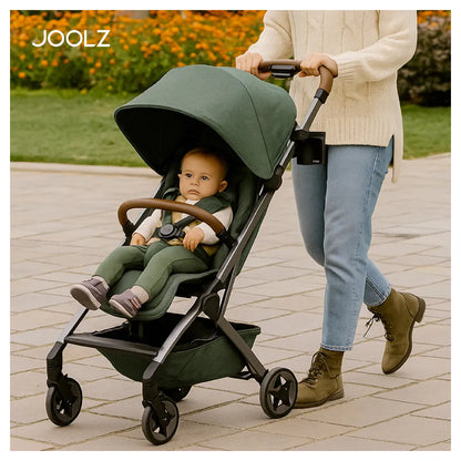 Joolz Aer2 Buggy with Free Bumper Bar & Cup Holder with cover (Forest Green)