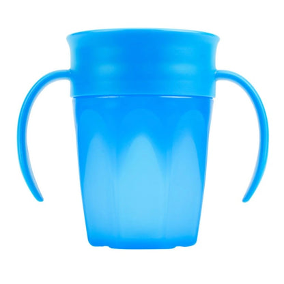 Dr. Browns Cheers 360 Cup w/ Handles, 7 oz/200 ml, 6m+, 1-Pack (Blue)