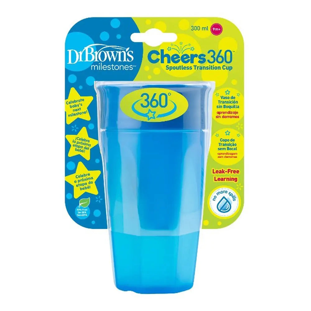Cheers 360 Cup, 10 oz/300 ml (Blue, 9m+, 1-Pack)
