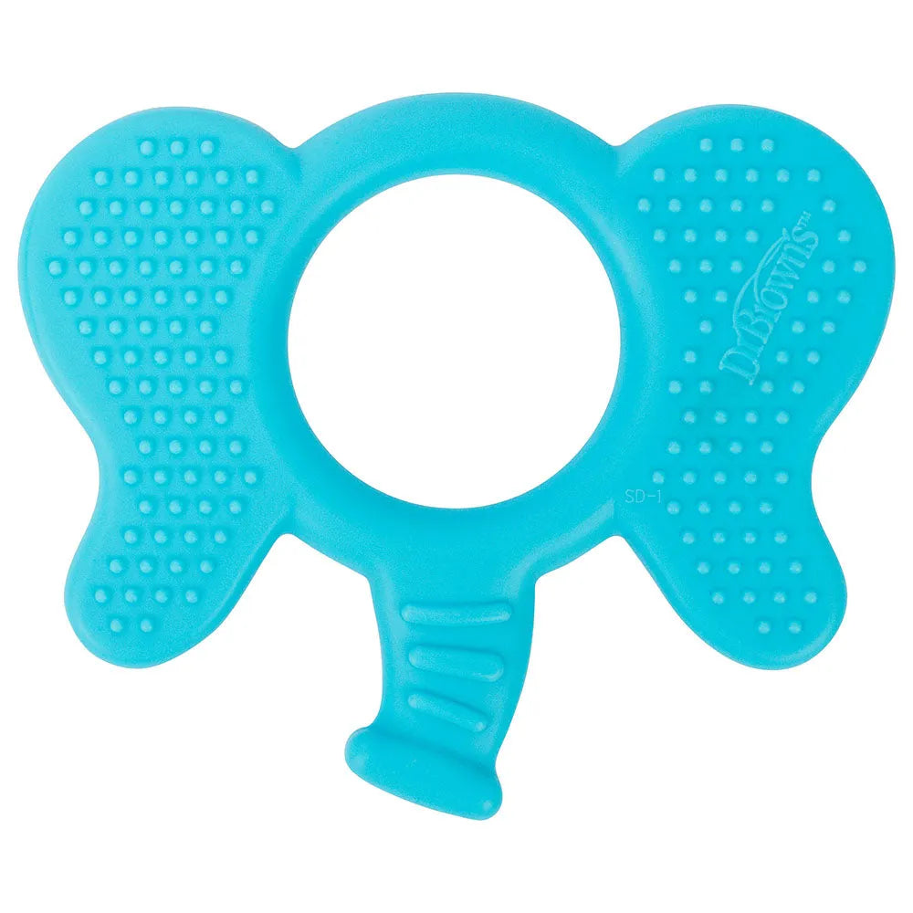 Dr. Browns Flexees Friends Elephant Teether (Blue) Dr. Browns Flexees Friends Elephant Teether (Blue)