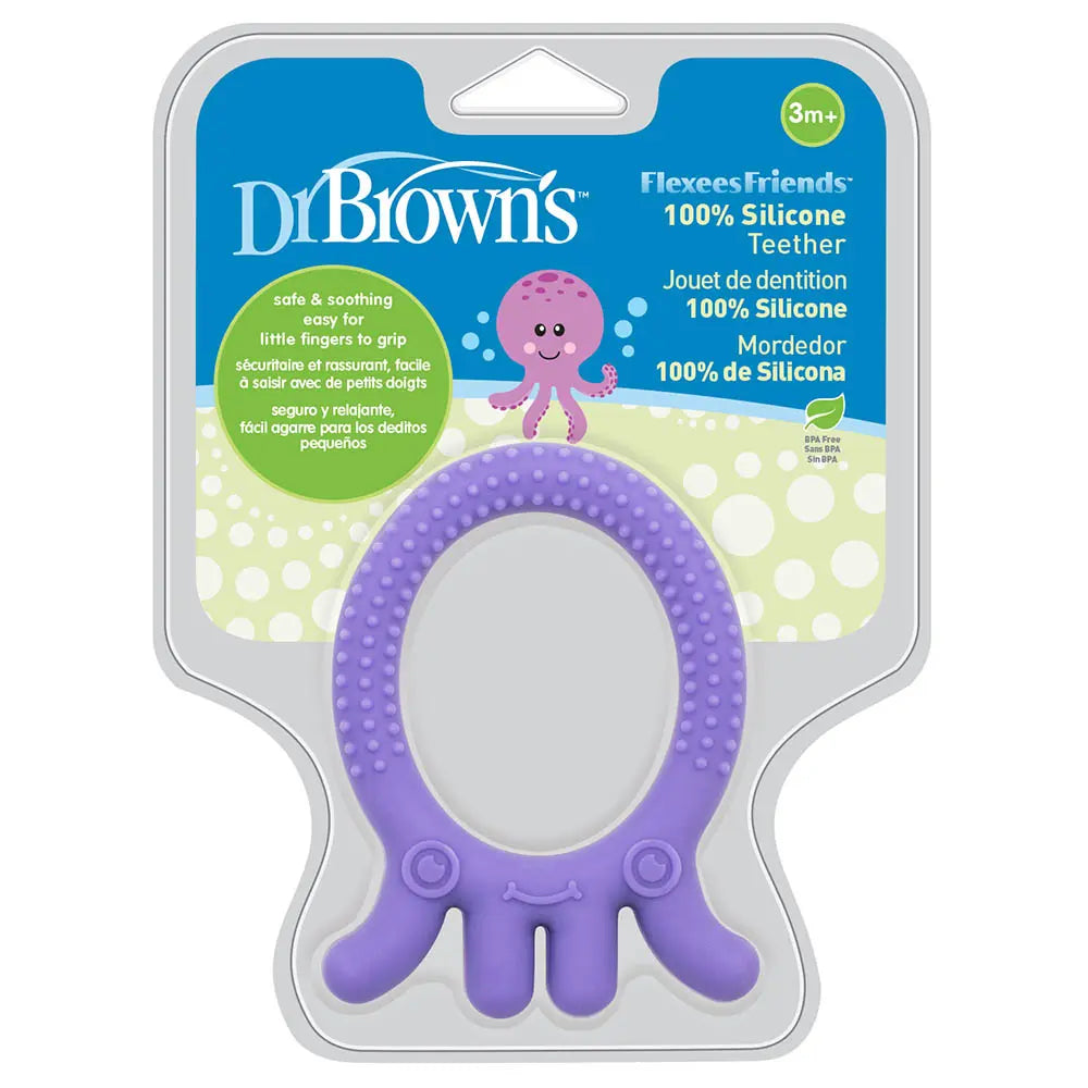 Dr. Browns Flexees Friends Octopus Teether (Purple) Dr. Browns Flexees Friends Octopus Teether (Purple)