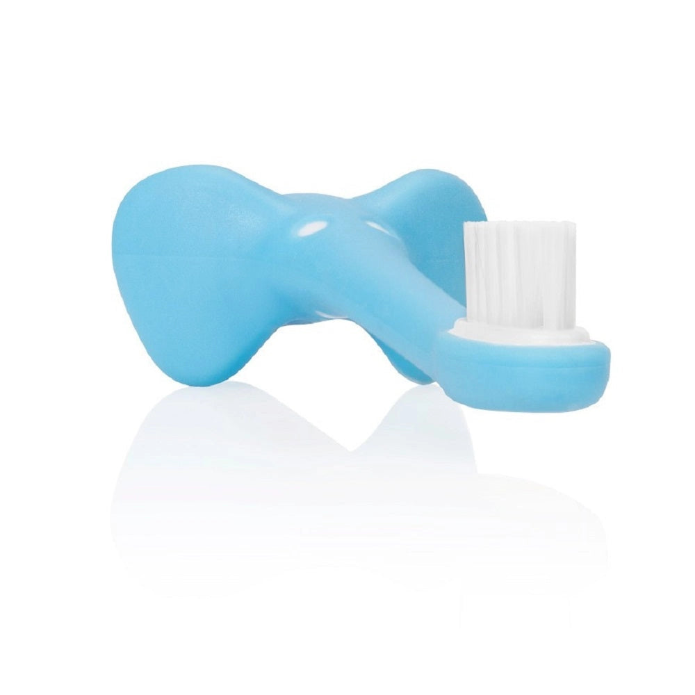 <tc>فرشاة أسنان للأطفال الرضع إلى الأطفال الصغار، بتصميم الفيل الأزرق، عبوة واحدة</tc>