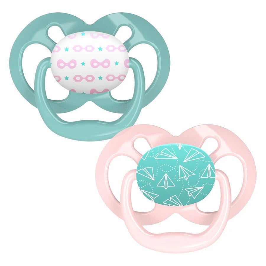 Dr. Browns Advantage Pacifier - Stage 2 (Pink, 2-Pack) Dr. Browns Advantage Pacifier - Stage 2 (Pink, 2-Pack)