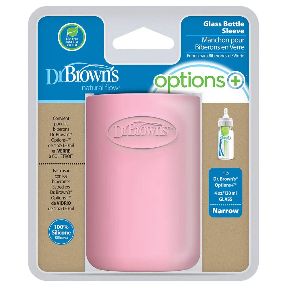 4 oz/120 ml Narrow Glass Bottle Sleeve (Pink)